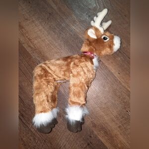 American Girl Brown and White Plush Reindeer